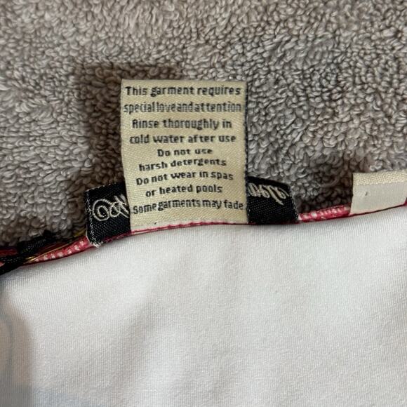 Boho Y2K Bikini Swim Bottom 4 Adjustable Tie Side Beach Luxury Abstract Festival - Picture 8 of 9